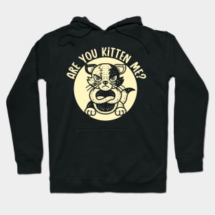 Are you Kitten me? (Mono) Hoodie